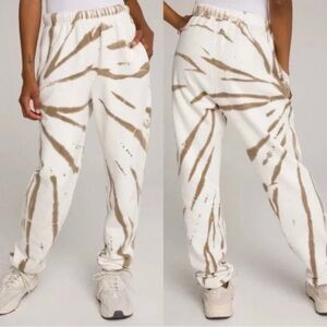Good American Beige Brown Tie Dye Sweatpants Size XL